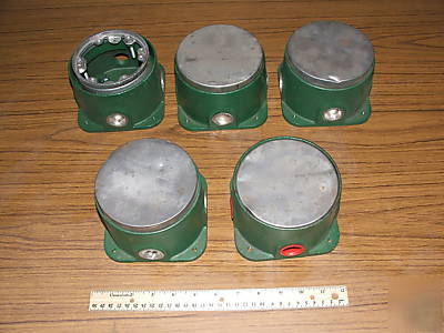 5 t&b steel city 43.8 cu in cast iron round floor box 