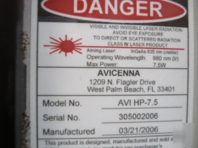 Avicenna avi hp 7.5 chiropractic therapy pain laser