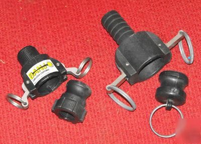Banjo couplings - two sets of mated couplings
