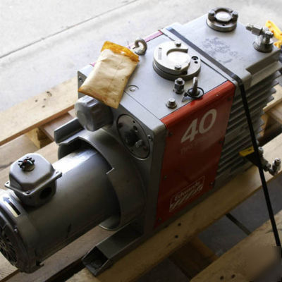 Edwards E2M40 vacuum roughing pump with 2HP motor