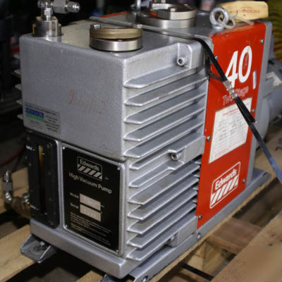 Edwards E2M40 vacuum roughing pump with 2HP motor