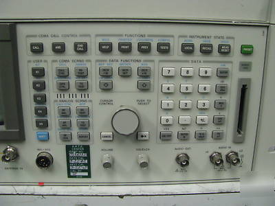 Hp 8924C cdma mobile test set + 83236B pcs interface