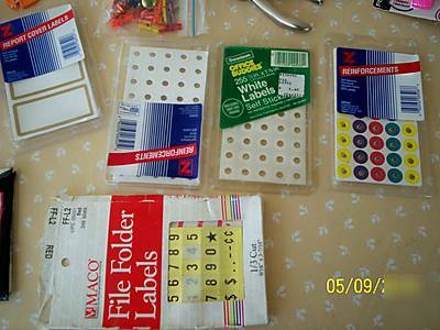 Huge assortment of office supplies and some...