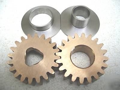 Ice cream gears & stainless steel liners