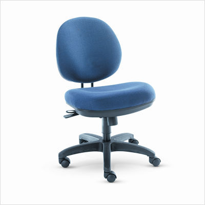 Interval series high-performance task chair blue fabric