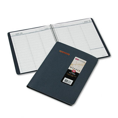 Weekly appointment book, 15-minute appointments navy