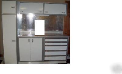 ** concession trailer aluminum base storage cabinet **