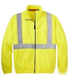 12 safety fleece jackets xs-2XL PERSONALIZED4R business