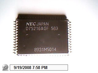 4-bit single-chip microcomputer MPD75216A