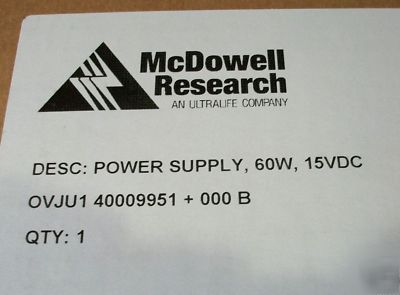 60W 15V power adapter/ cable kit military radio lst-5 