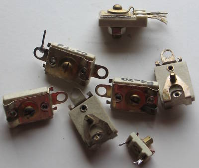 Batch of seven compression trimmers, various