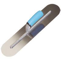Bon round end finishing trowel long shank 16