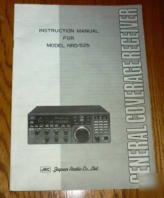 Jrc nrd-525 receiver and nva-92 speaker - very nice 