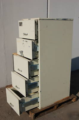 Mosler gsa 5-drawer file cabinet legal security safe- 