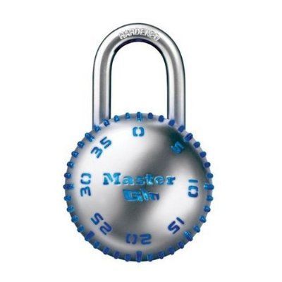 New master lock 2077D with a glo hi-viz dial lights up 