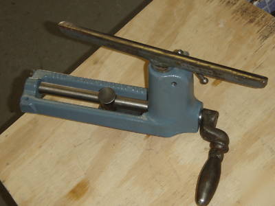 Oliver wood lathe tool rest base original 