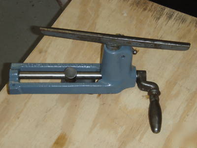 Oliver wood lathe tool rest base original 