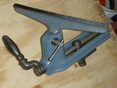 Oliver wood lathe tool rest base original 