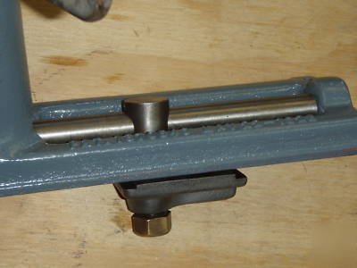 Oliver wood lathe tool rest base original 
