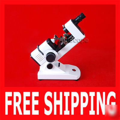 Optical lensmeter optometrist with prism compensator br