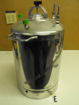 Pope scientific 316 ss sanitary tank sterilizer 130 psi