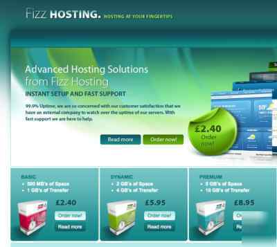 Ready made web hosting website/business