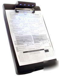  police equipment/ticket board & lighted clip board 
