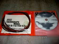 New - argo 7 day tachograph TCO15-7 p/n 1711007021