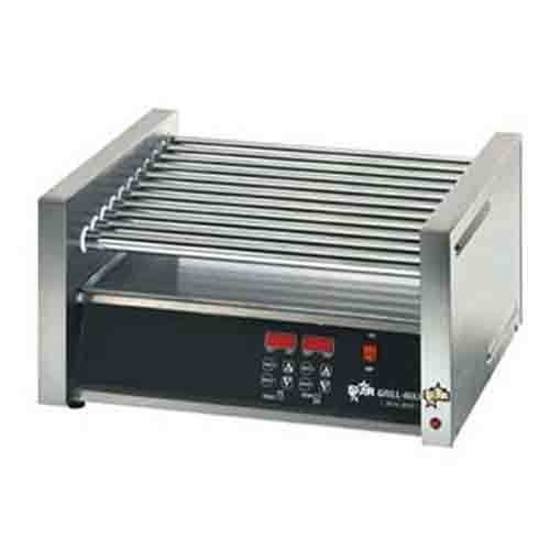 Star 30CE hot dog grill, chrome rollers, 30 dogs, 1150 