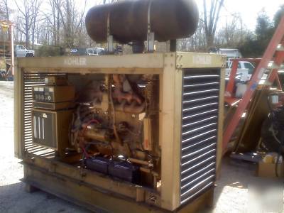 100 kw kohler diesel generator with tank