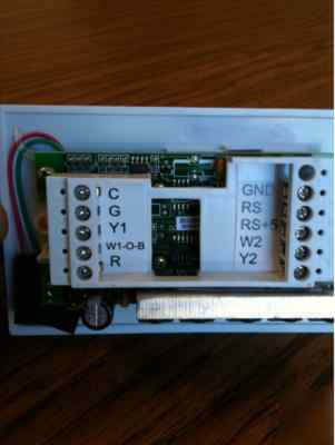 Carrier programmable flush mount thermostat flat stat 