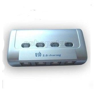 4 port usb 2.0 sharing switch hub to 1 printer scanner