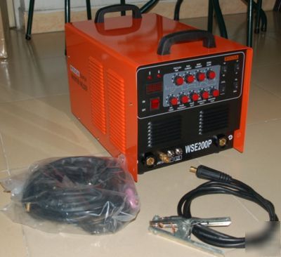 Ac/dc 200 tig pulse welder aluminium mma/tig 2IN1 funct