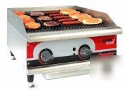 Apw wyott charbroiler radiant countertop, 24