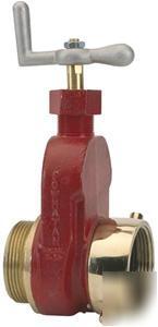 Brass hydrant gate valve with teflon seals