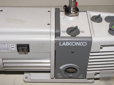 Labconco 117 rotary vane dual stage adj vacuum pump