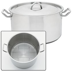 Large restaurant 42 qt stainless steel stock pot