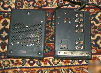 Military rr-6 receiver and rt-6 transmitter u-2 radio