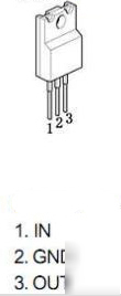 NJM7805 3-terminal positive voltage regulator qty:100 