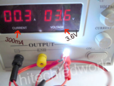 50P 8MM 1W straw hat white led lamp light 70LM 140DEGRE
