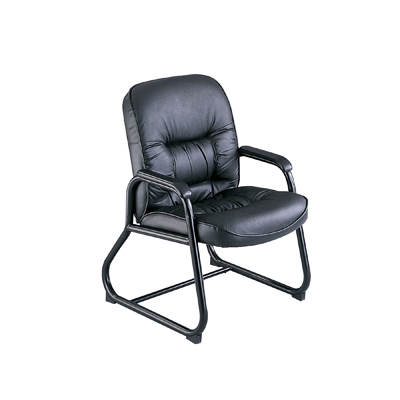 Safco serenity office reception guest chair leather