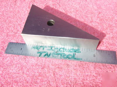 Triangle angle gage block 30-60-90 vintage toolmaker 