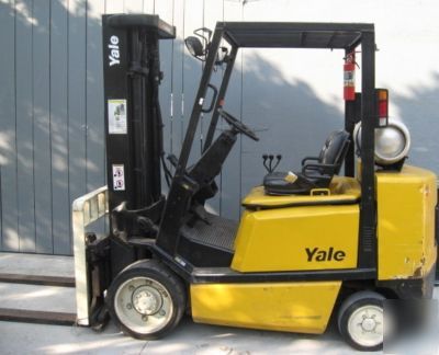 1998 yale cushion tire forklift, lp, 6000LB / sideshift