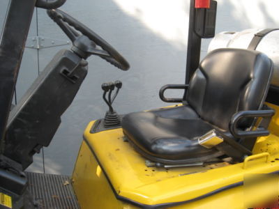 1998 yale cushion tire forklift, lp, 6000LB / sideshift