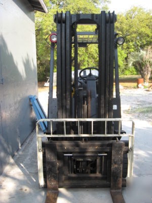 1998 yale cushion tire forklift, lp, 6000LB / sideshift