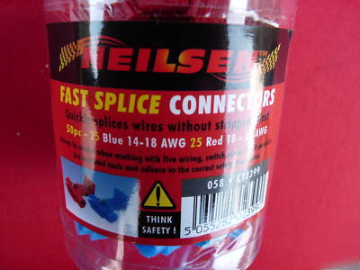 Fast splice electrical connectors