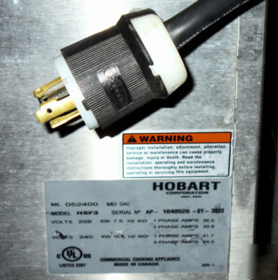 Hobart steamer with stand