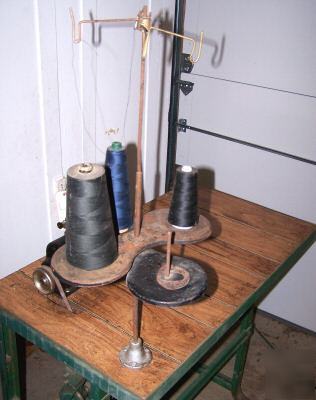 Old merrow serger electric sewing machine & table legs