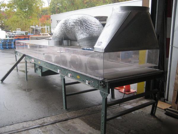 Hytrol cooling tunnel conveyor 48