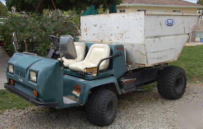 Industrial hydraulic hi-dump cart (not a gator) GAS16HP